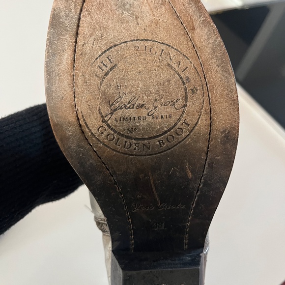 Golden Goose Deluxe Brand Booties Young Metallic - Size 8 - Picture 14 of 16